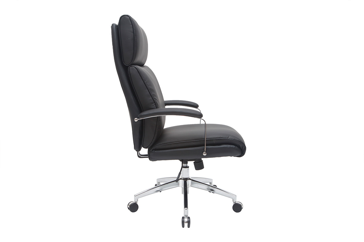 Leder-Brosessel Schwarz CITY - Rindsleder