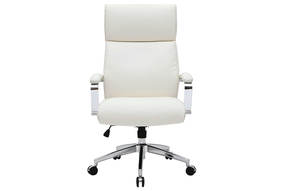 Leder-Brosessel Wei CITY - Rindsleder