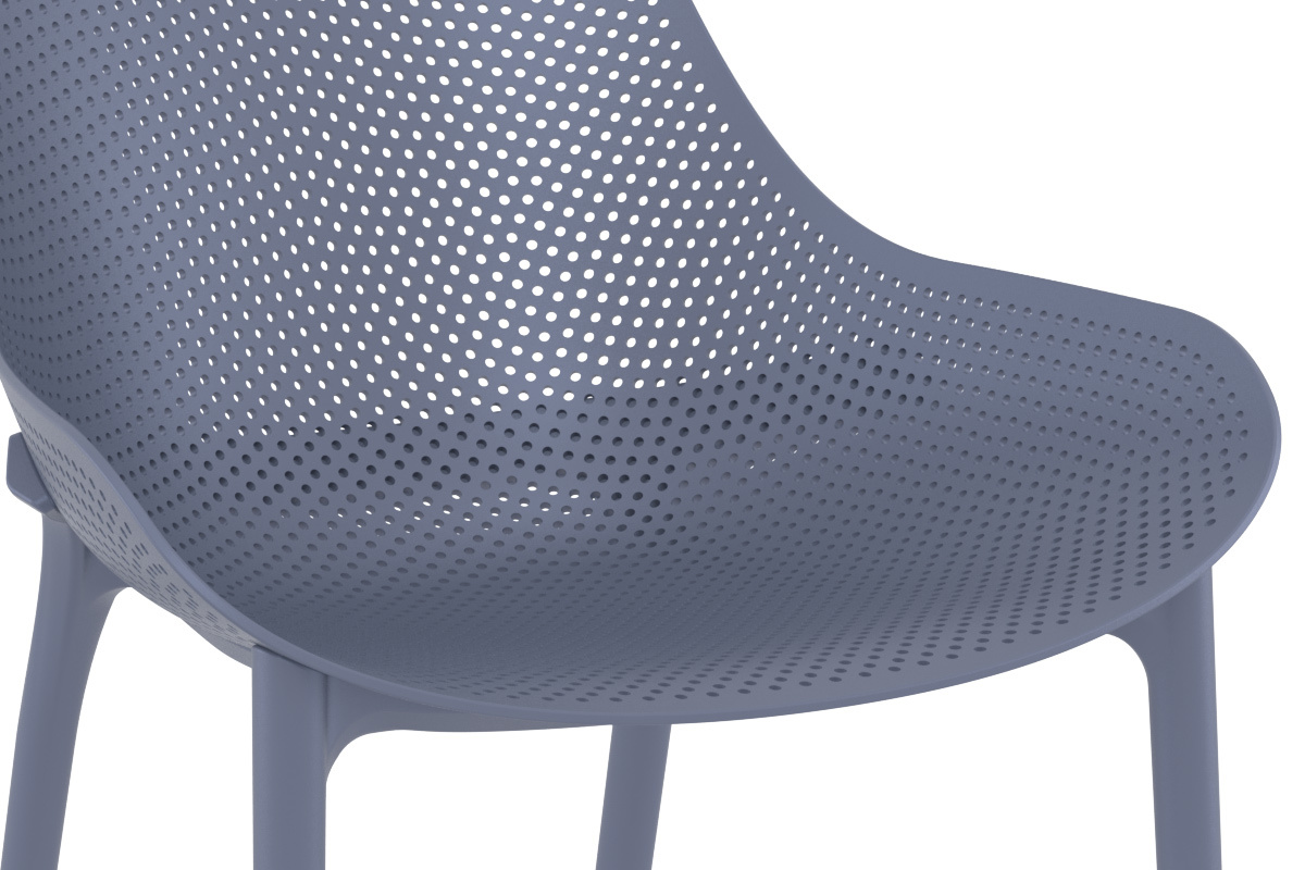 Liegest�hle stapelbar Grau Indoor/Outdoor (4-er Satz) OSKOL