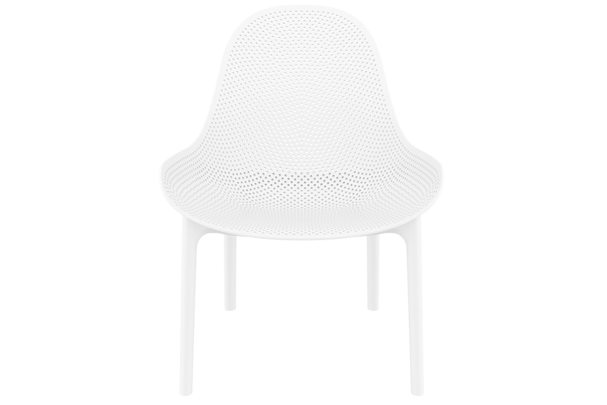 Liegesthle stapelbar Wei Indoor/Outdoor (4-er Satz) OSKOL