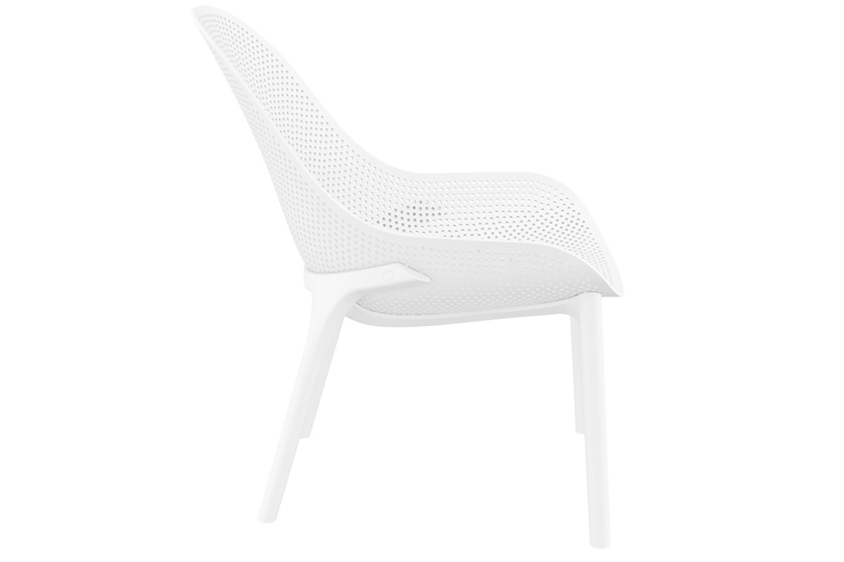 Liegesthle stapelbar Wei Indoor/Outdoor (4-er Satz) OSKOL