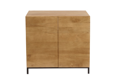 Massives Mangoholz-Badezimmerschrank L80 cm YPSTER