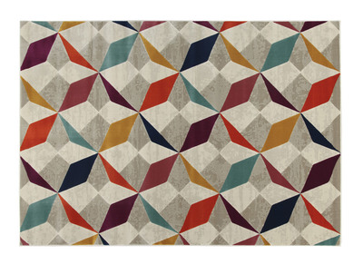 Mehrfarbiger Teppich 160 x 230 cm DAUDET - Mehrfarbiger Teppich 160 x 230 cm DAUDET