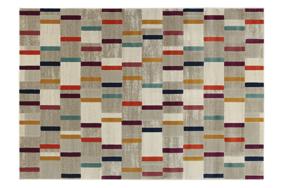 Mehrfarbiger Teppich 160 x 230 cm GIRARD