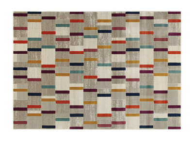 Mehrfarbiger Teppich 160 x 230 cm GIRARD