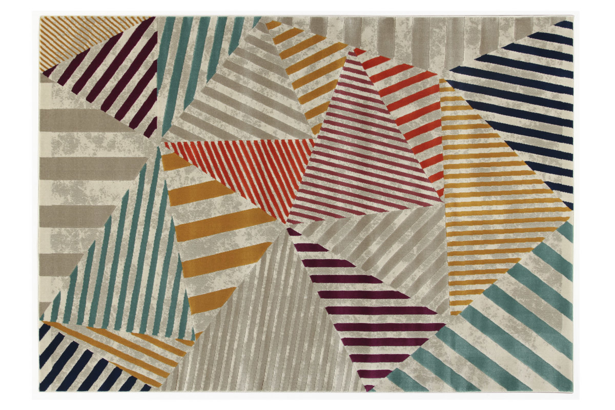 Mehrfarbiger Teppich 160�x�230�cm TRIANGLE