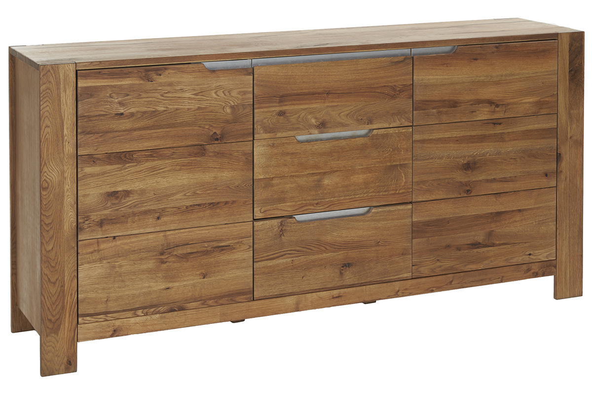 Moderne Anrichte aus massiver Eiche RAW