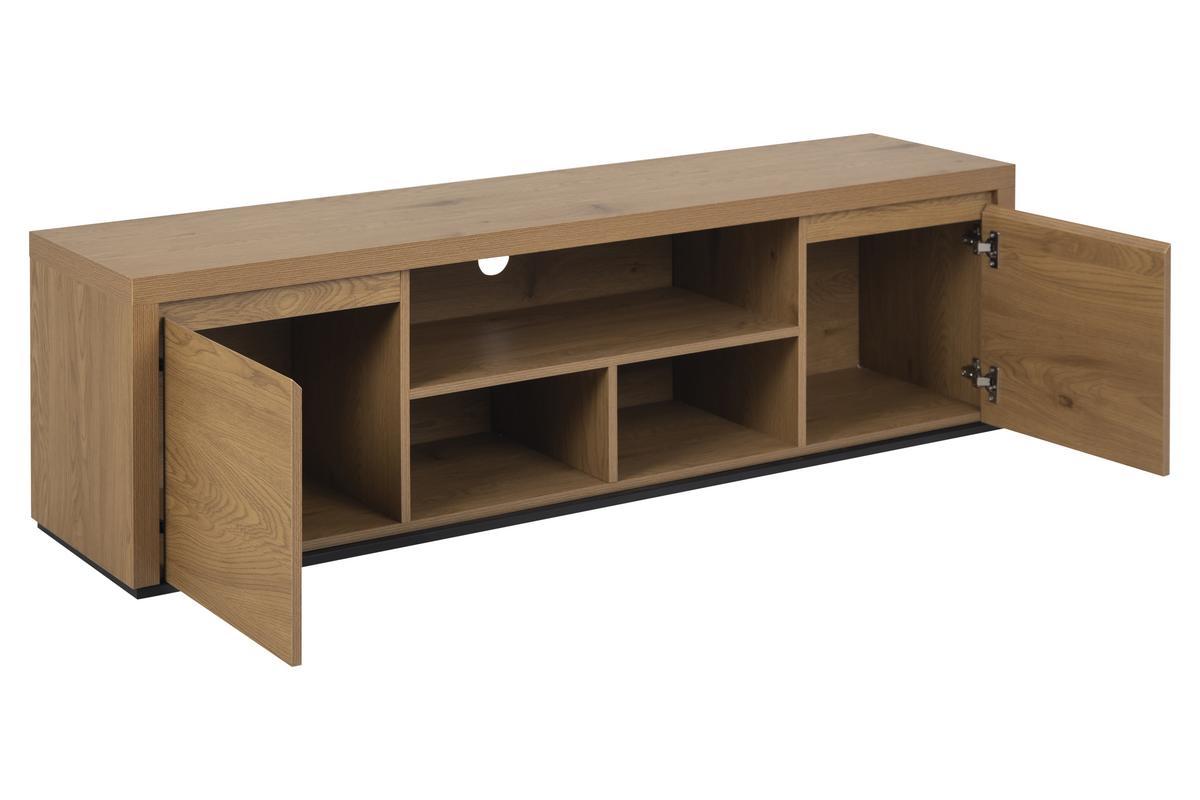 Moderner TV-Schrank mit 2 Tren in Eichenoptik B 160 cm NORCY