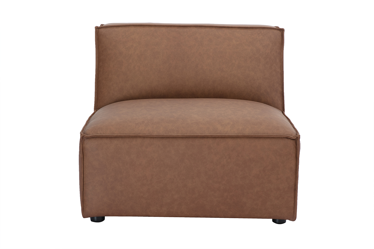 Modul rechts fr braunes Leder Sofa SPLIT