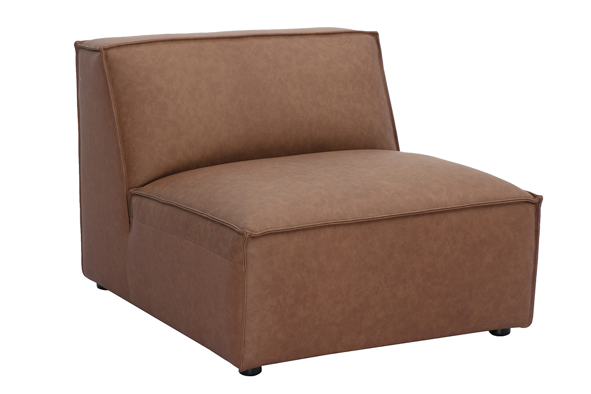 Modul rechts fr braunes Leder Sofa SPLIT