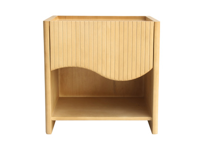 Nachttisch mit Schublade aus massivem Mangoholz NEREA