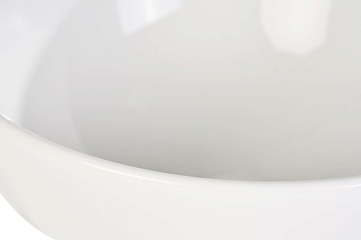Ovale Keramikwaschbecken in Wei� L60.5 cm GALEA