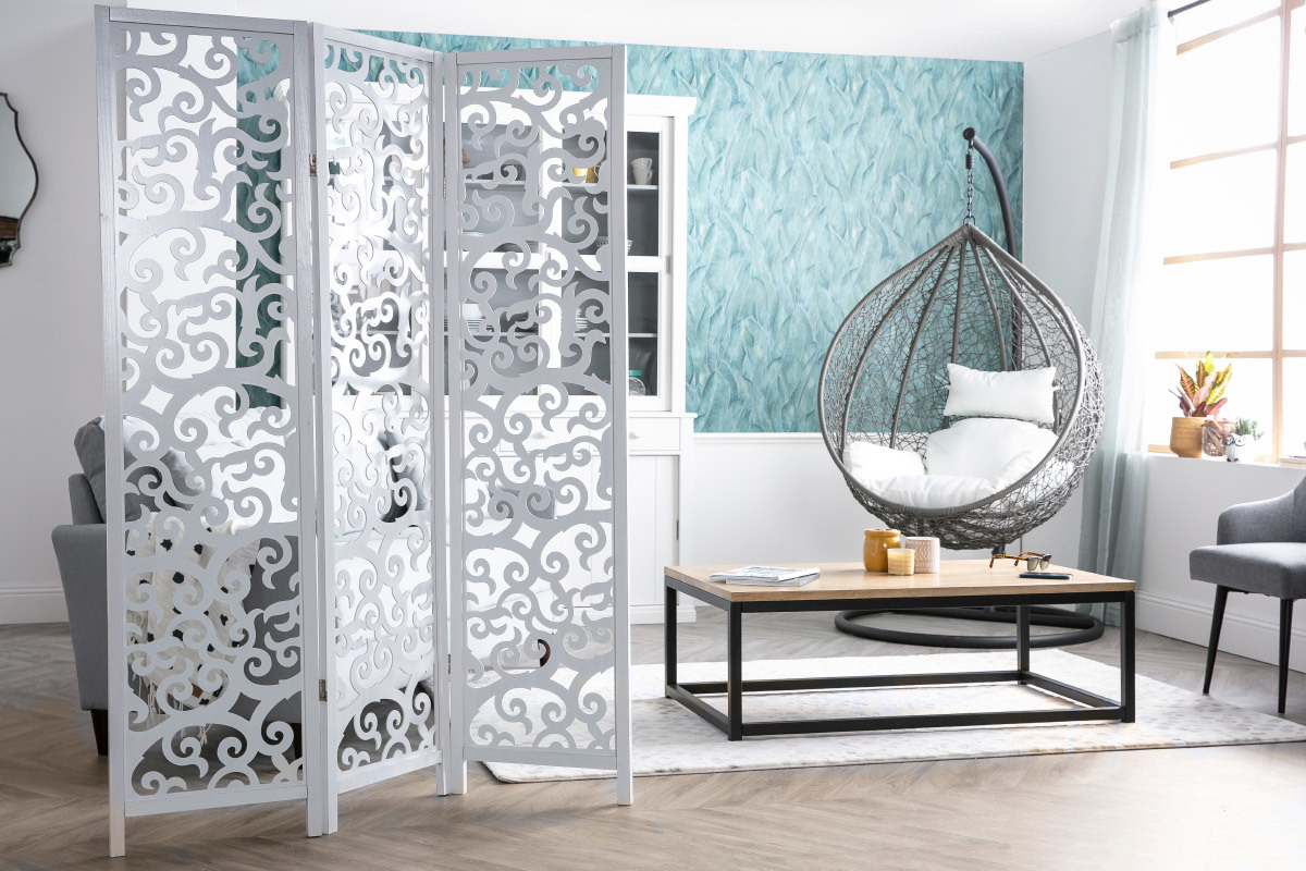 Paravent aus Holz ARABESQUE