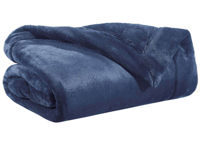 Plaid Polyester Blau 150 x 200 cm FERO