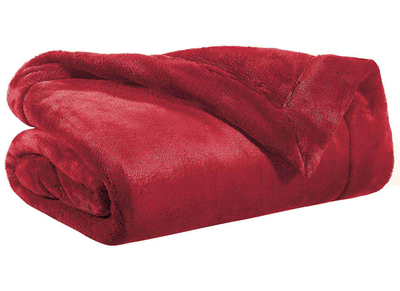 Plaid Polyester Rot 150 x 200 cm FERO