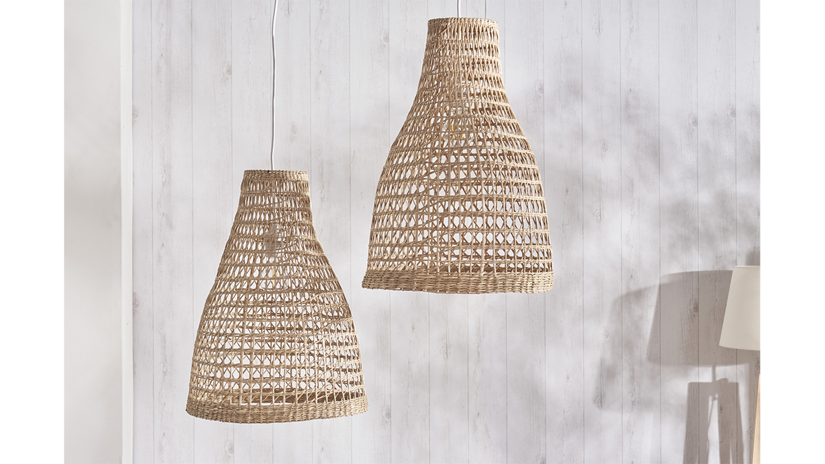 Rattan-Hngeleuchte PAMPA