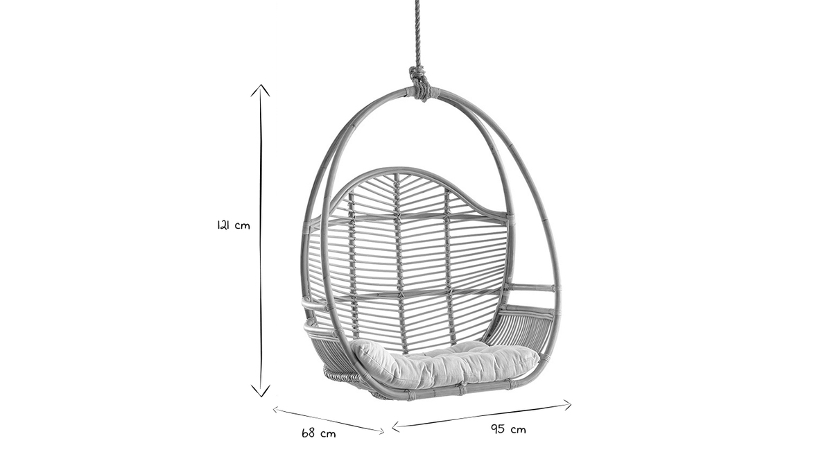 Rattan-Hngesessel GALON