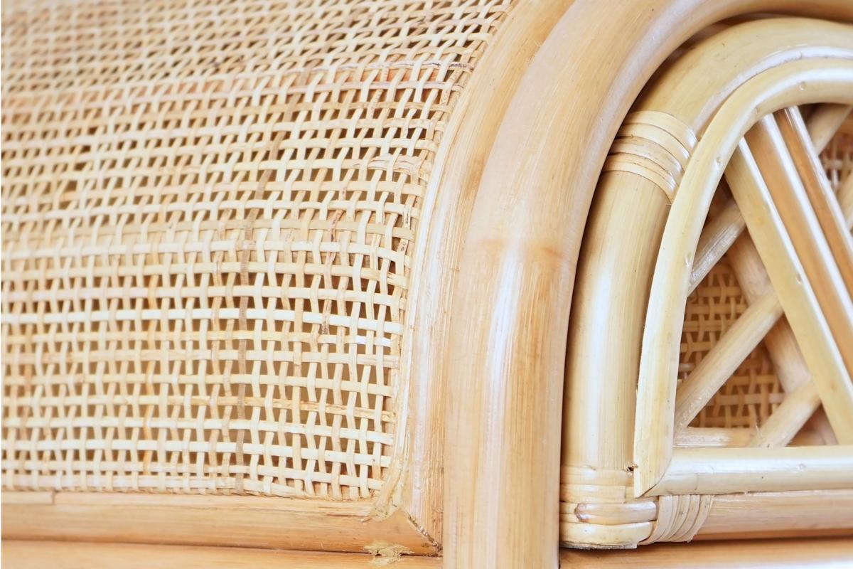 Rattan-Konsole mit Schubladen B90 cm GALON