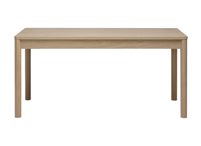 Rechteckiger Esstisch mit Stauraum, helles Eichenholz-Finish, L160 cm IZZIE
