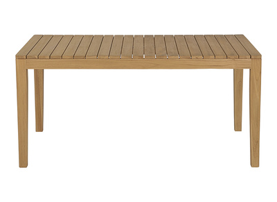 Rechteckiger Gartentisch aus massivem Teakholz L160 cm UBUD