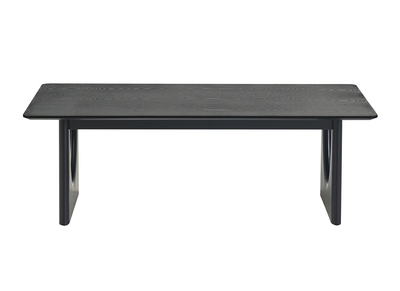 Rechteckiger schwarzer Design-Couchtisch L120 cm KUALA