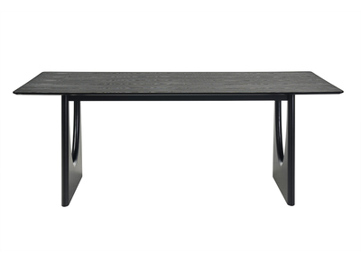 Rechteckiger schwarzer Design-Esstisch L200 cm KUALA