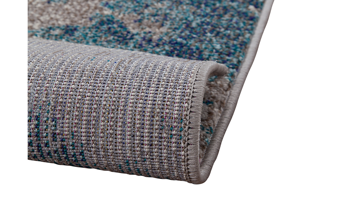 Rechteckiger Teppich mit abstraktem Muster in Blau 160x230 cm CAPS
