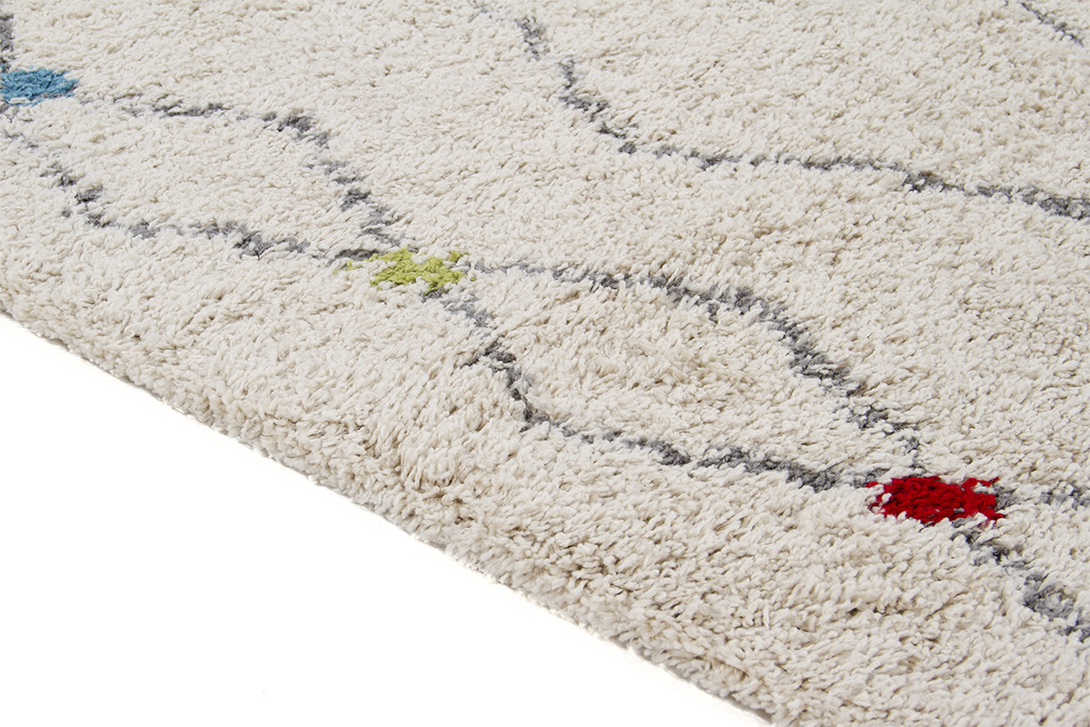 Rechteckiger Teppich mit Rautenmuster 200 x 300 cm LIO