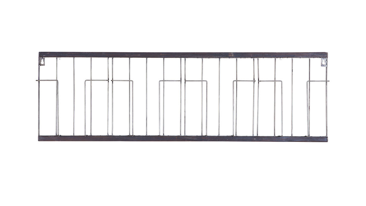Regal horizontal Schwarz 104 x 32 cm FACTORY
