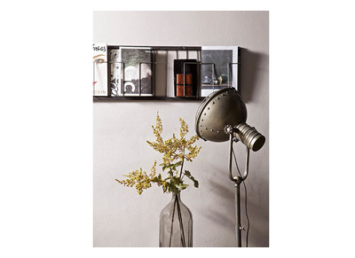 Regal horizontal Schwarz 104 x 32 cm FACTORY