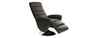 Relax-Sessel manuell verstellbar Schwarz NELSON