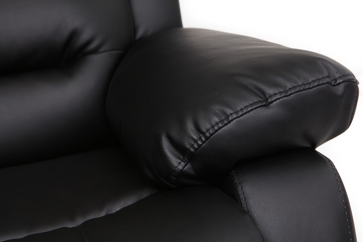 Relax-Sessel manuell verstellbar Schwarz TED