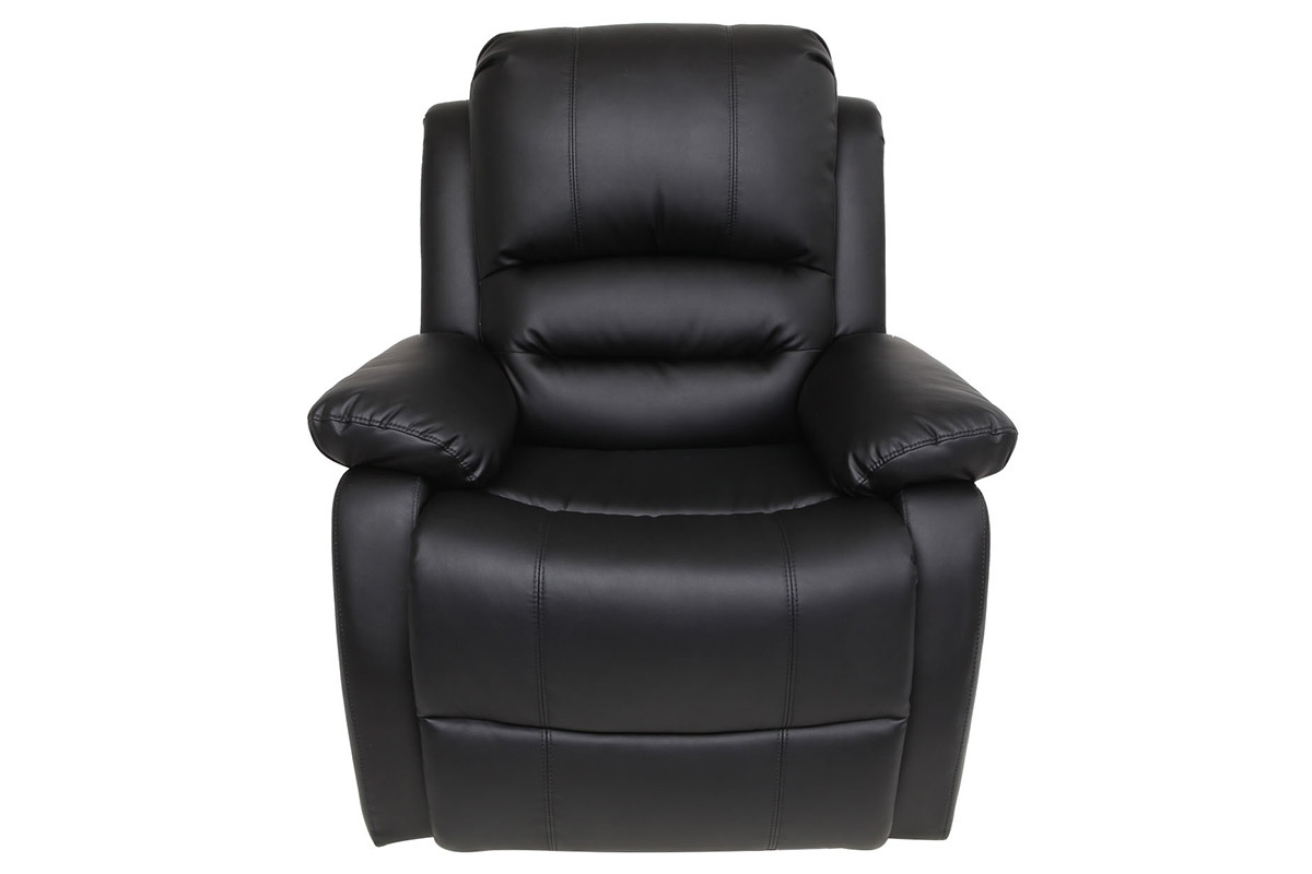 Relax-Sessel manuell verstellbar Schwarz TED