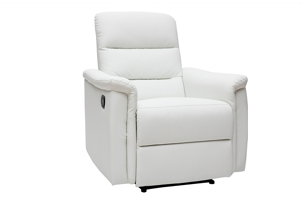 Relax-Sessel manuell verstellbar Wei MANDALA