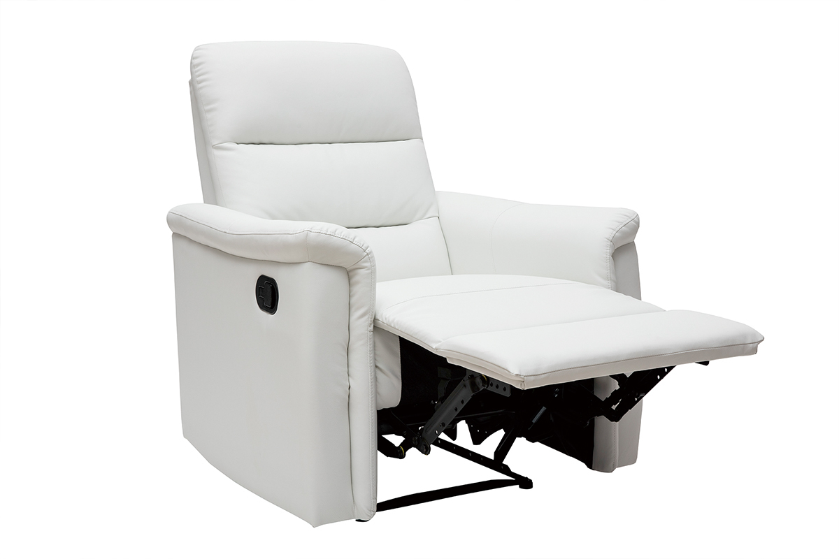 Relax-Sessel manuell verstellbar Wei MANDALA