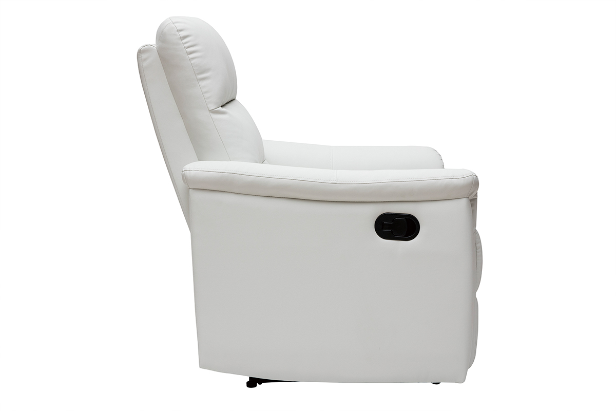 Relax-Sessel manuell verstellbar Wei MANDALA