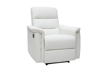 Relax-Sessel manuell verstellbar Weiß MANDALA - Relax-Sessel manuell verstellbar Weiß MANDALA