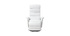 Relax-Sessel manuell verstellbar Weiß NELSON