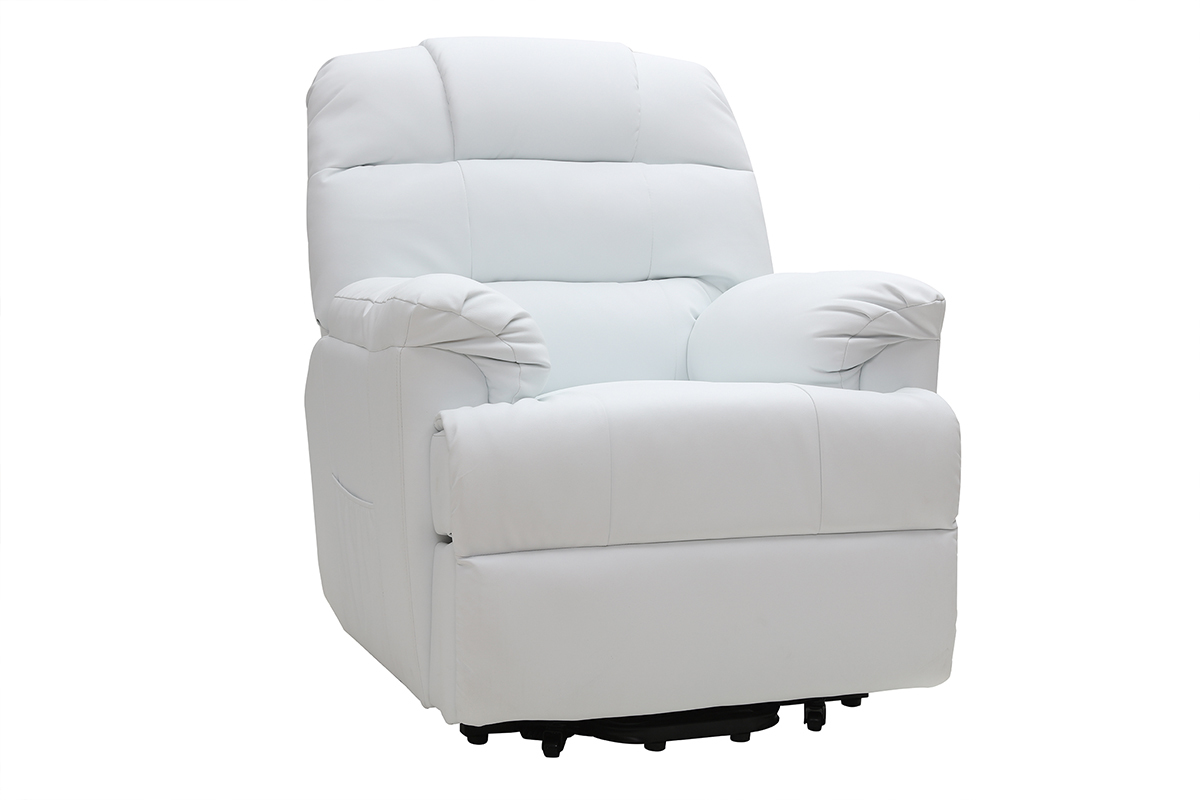 Relaxsessel elektrisch mit Aufstehfunktion PHOEBE Wei