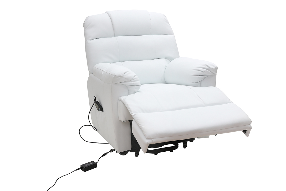 Relaxsessel elektrisch mit Aufstehfunktion PHOEBE Wei