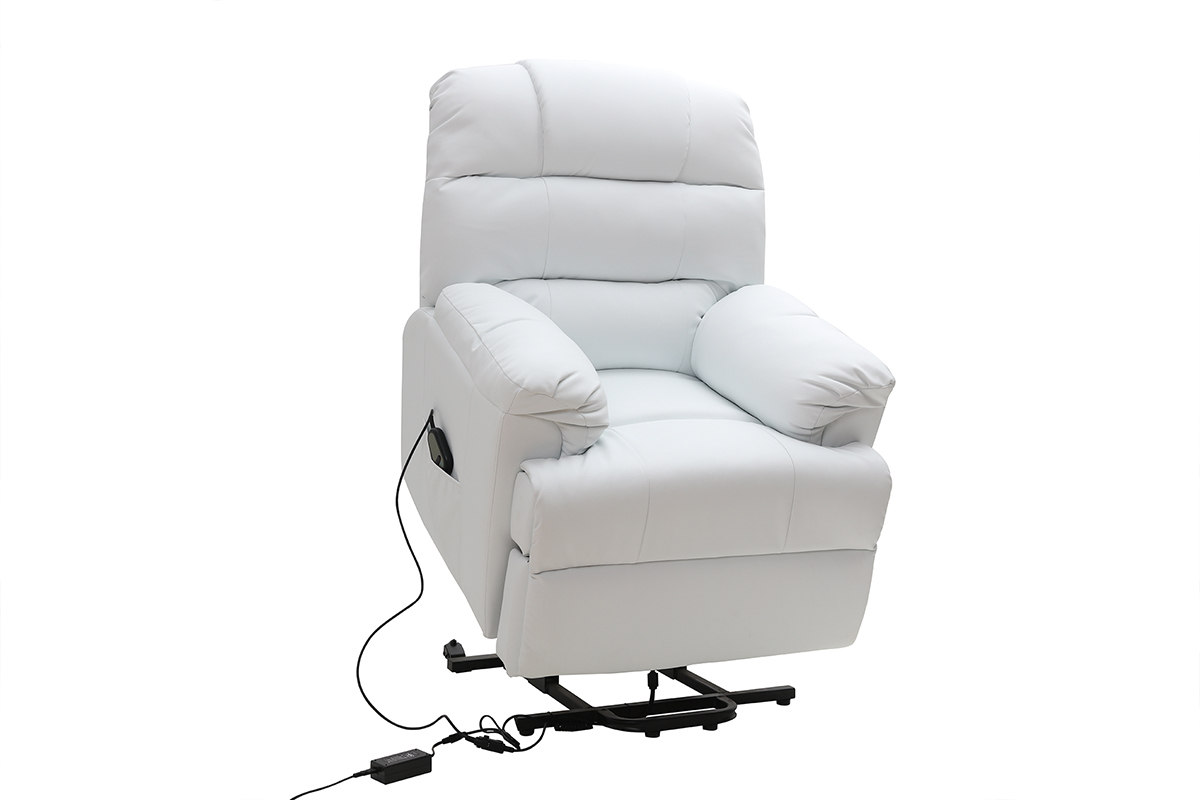 Relaxsessel elektrisch mit Aufstehfunktion PHOEBE Wei