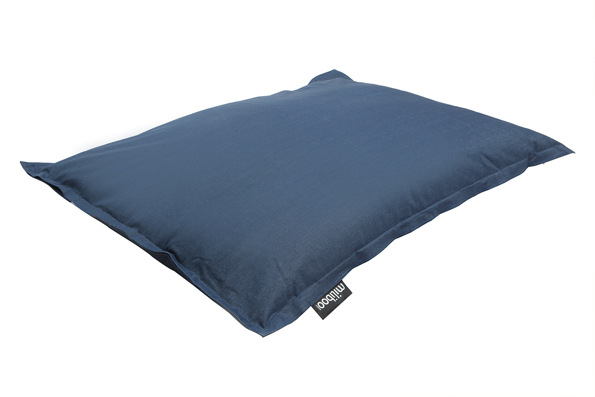 Riesensitzkissen aus blauer Baumwolle Jeans BIG MILIBAG