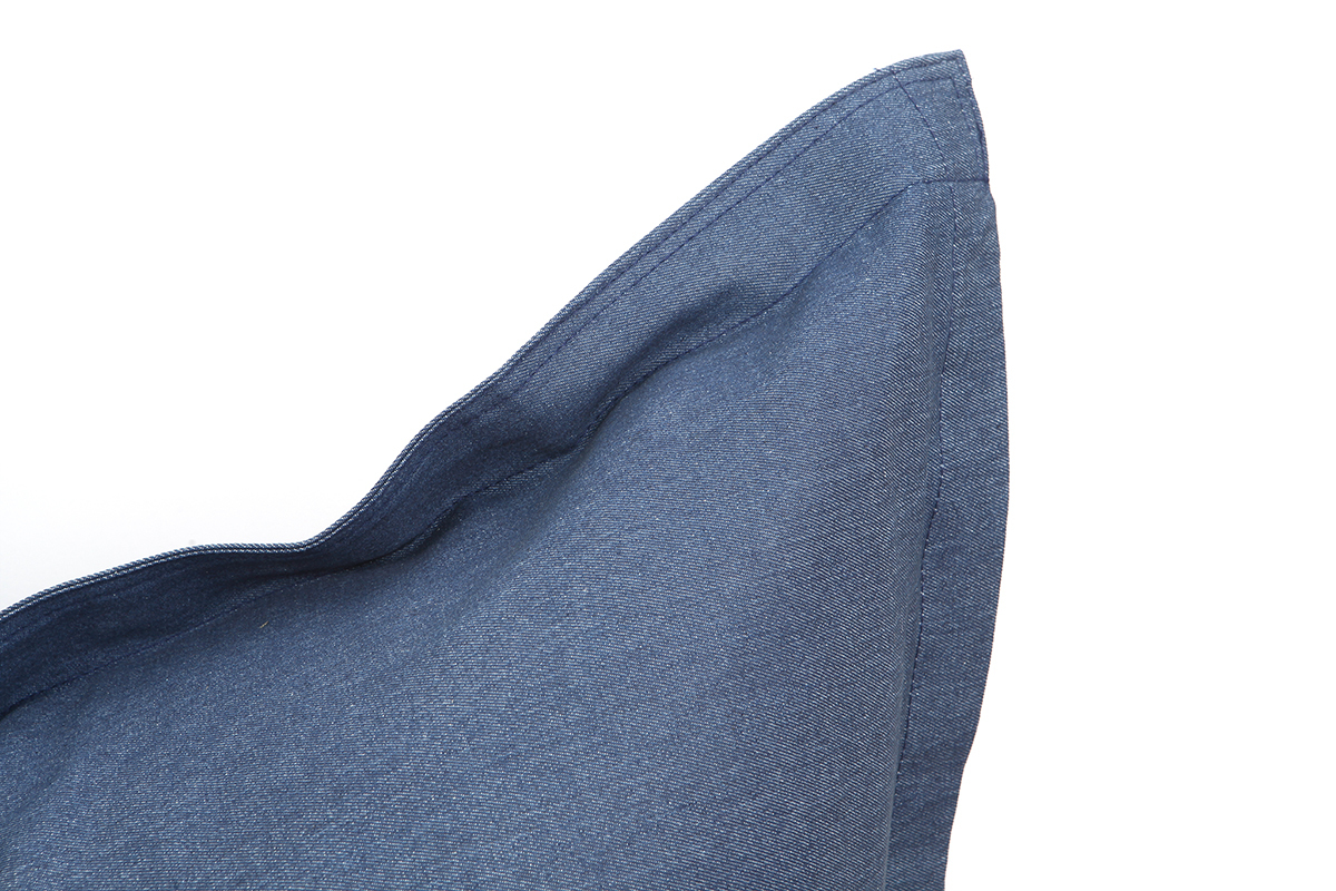 Riesensitzkissen aus blauer Baumwolle Jeans BIG MILIBAG