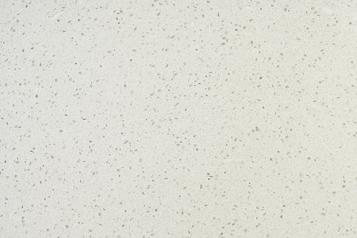 Runde Terrazzo-Waschtischschale in Grau, D40 cm, Draufsicht, die ihre Textur und nat�rlichen Muster zeigt.
