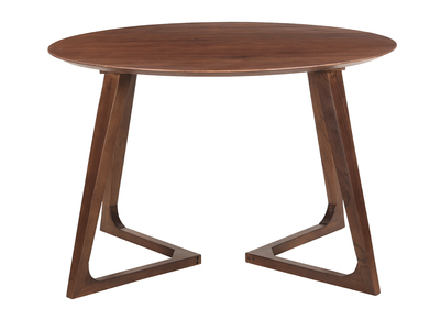 Runder Design-Tisch aus Massivholz L115 cm BANDOL
