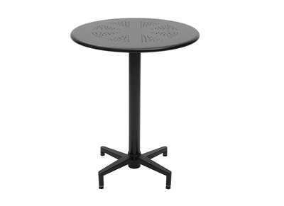 Runder Klapptisch aus schwarzem Metall D60 DOTS - Runder Klapptisch aus schwarzem Metall D60 DOTS