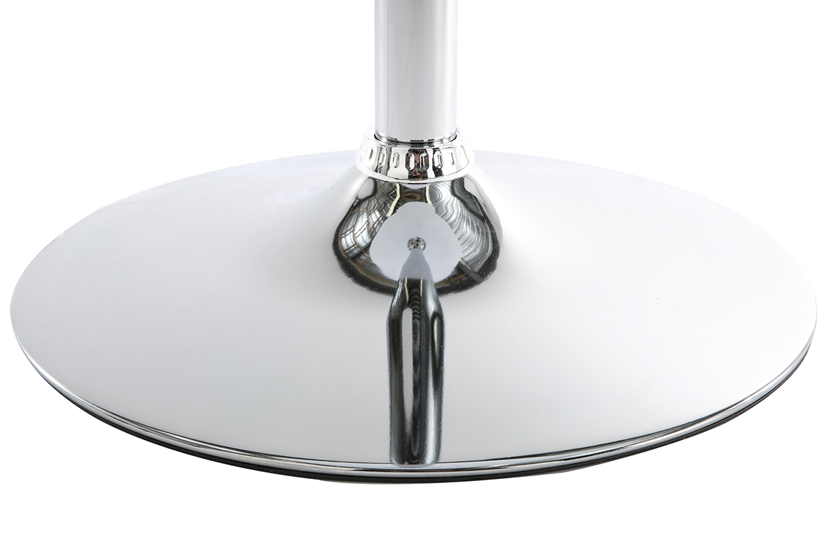 Runder weisser Bartisch James