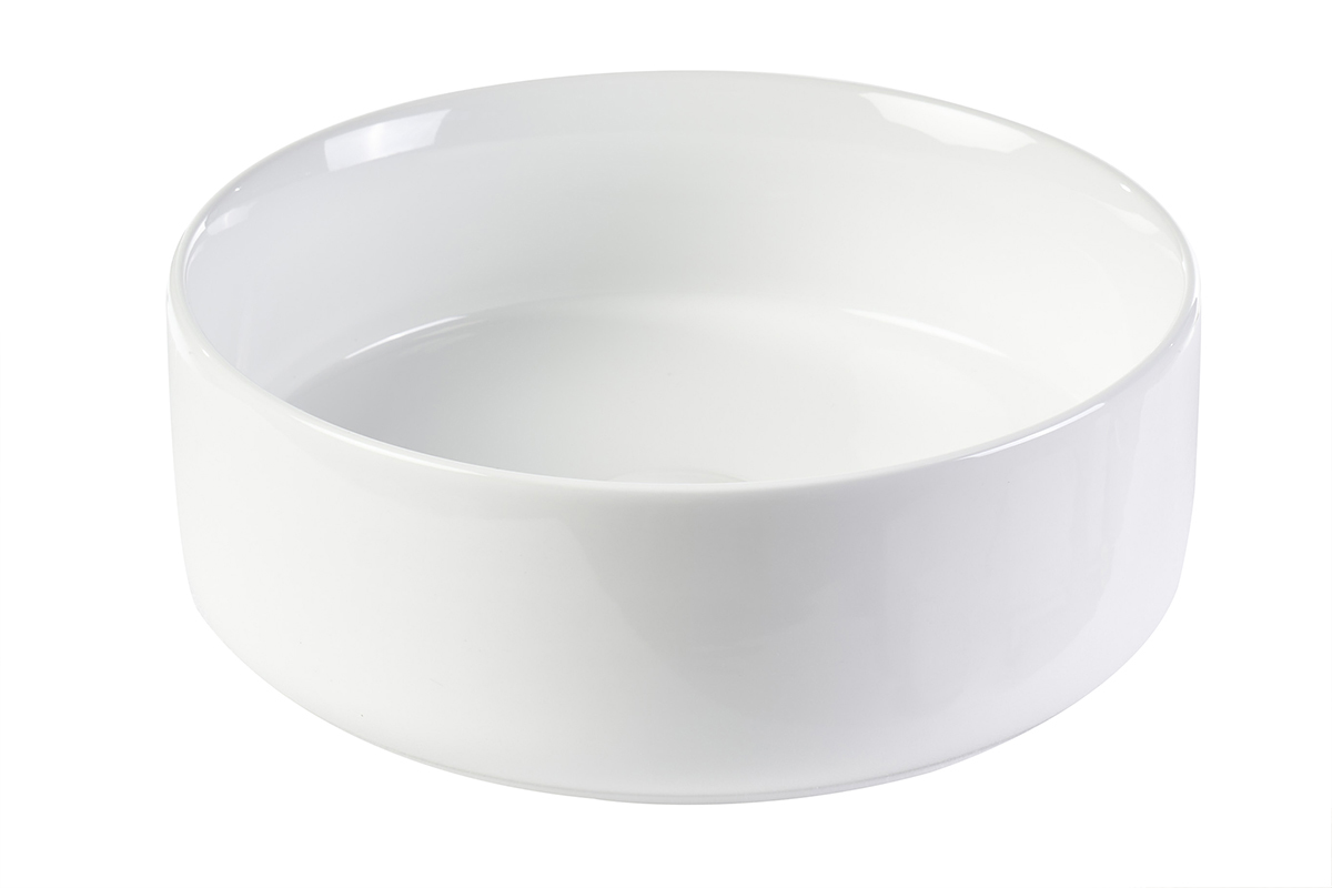 Rundes Keramikwaschbecken in Wei� D31 cm MARLI