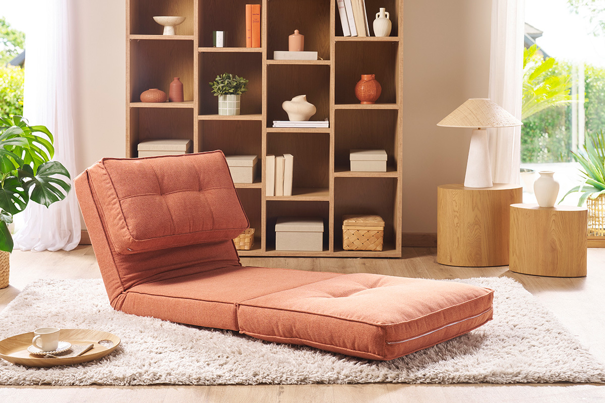 Schlafsessel Terracotta 1-Sitzer SALLY