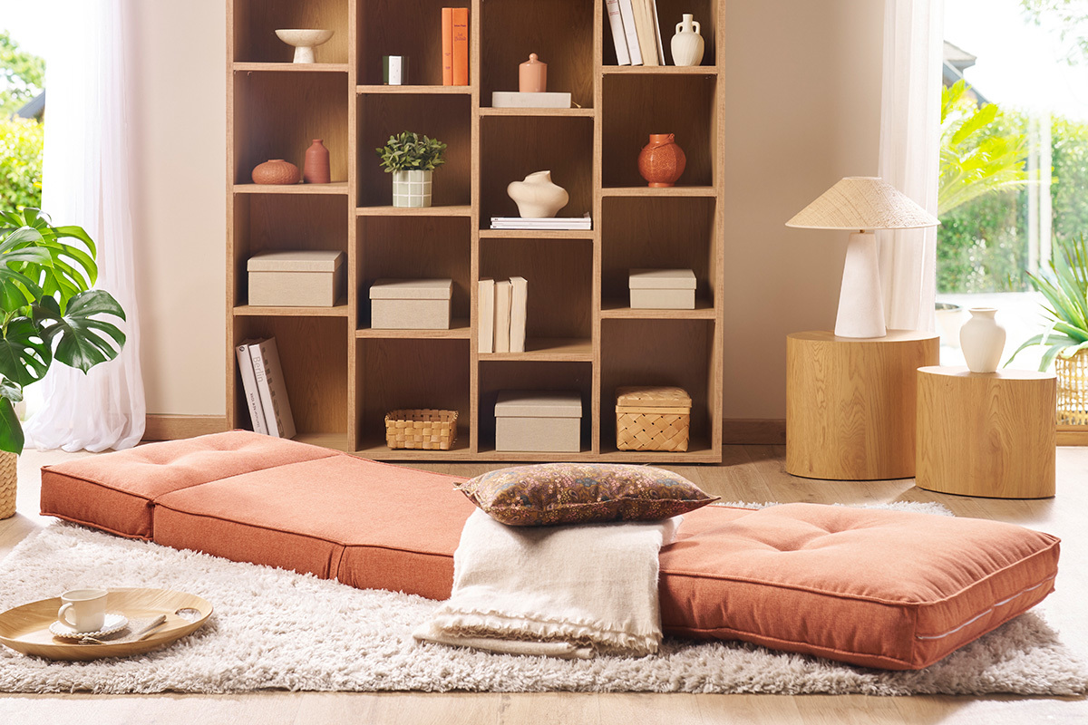 Schlafsessel Terracotta 1-Sitzer SALLY